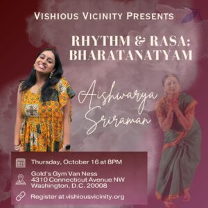 Rhythm & Rasa: Bharatanatyam with Aishwarya Sriraman