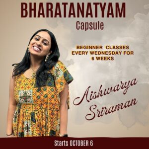 Fall Bharatnatyam Capsule - Beginner Level: A Six Week Series