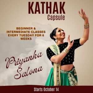 Fall Kathak Capsule - Beginner Level: A Six Week Series